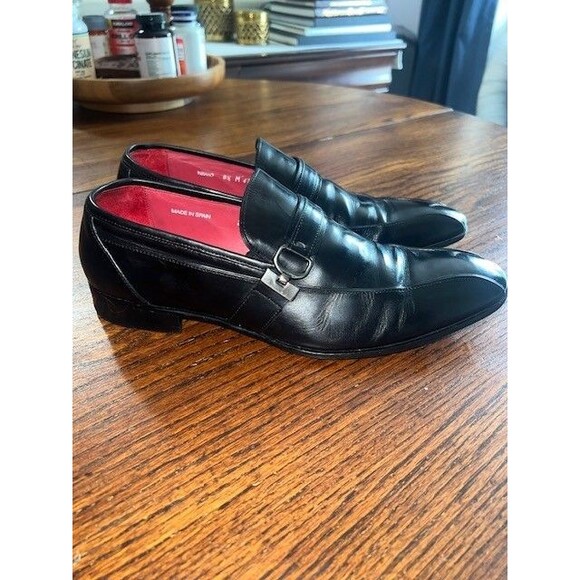 Mezlan Tiziano Custom Loafers (Style 25386) Black Calfskin Men’s 8.5M main image 8